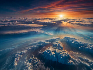 Fototapeta premium sunrise over the sea