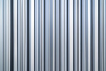 Contemporary vertical striped metal wall texture in silver and gray