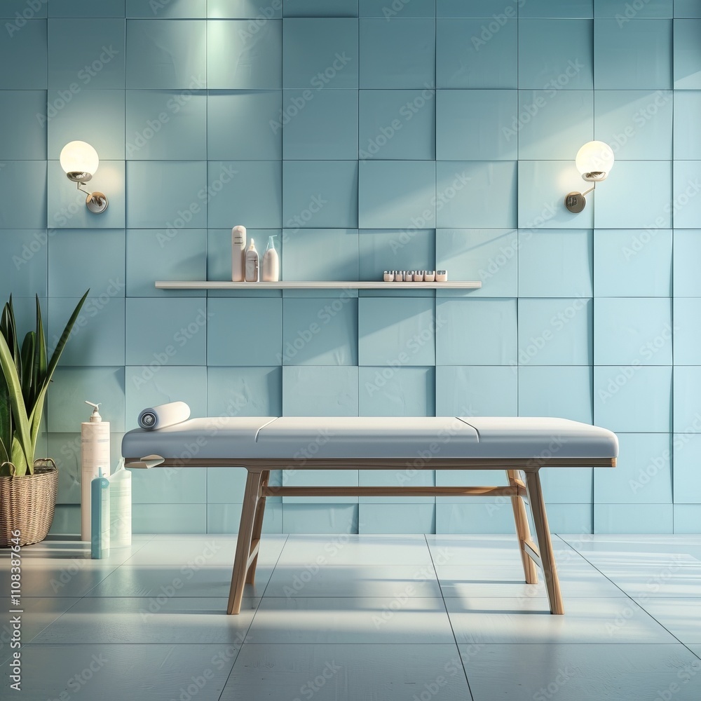 Poster background image with empty space for promoting physiotherapy treatments.