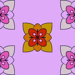 the imaginative seamless pattern for background