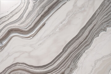 Obraz premium Beautiful light marble with unique gray veins showcasing natural elegance