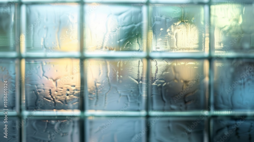 Poster simple and sophisticated glass texture backdrop, adding transparency and depth to your designs