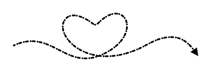 Arrow Dash Line Direction