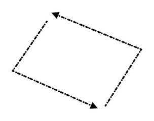 Arrow Dash Line Direction
