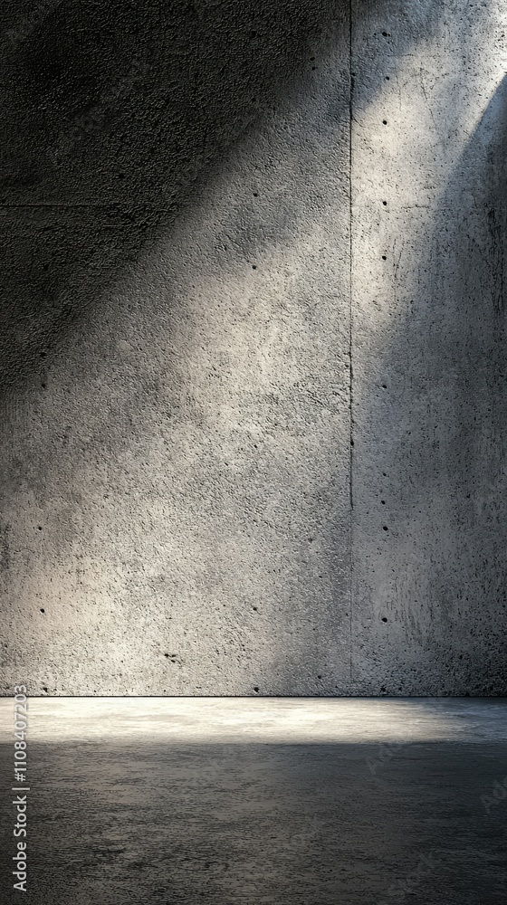 Poster minimalistic smooth concrete background with subtle lighting effects for modern design and creative 