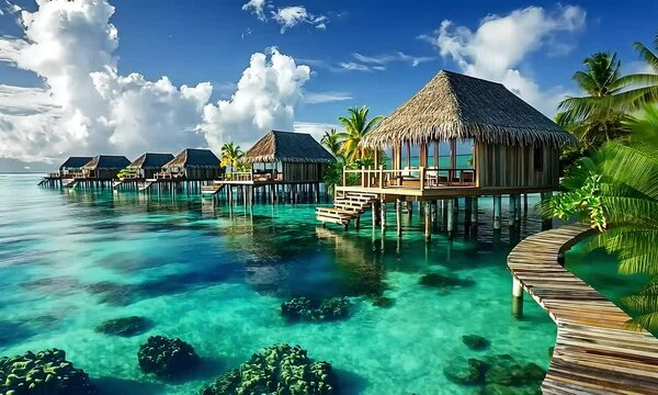 Stunning Vista Bungalow in Bora Bora with Breathtaking Views
