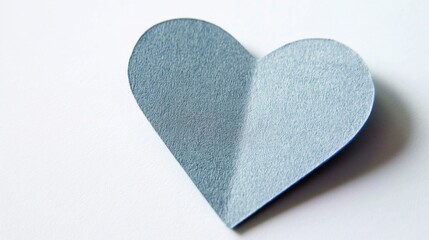 Symbolic heart-shaped organ donation card on a white background. Medical treatment, charity, public welfare, life extension, organ transplantation, love donation, meaning of life