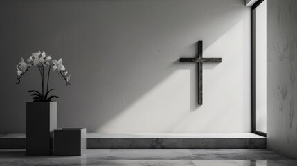 Clean and modern minimalistic design inspired by Christian faith