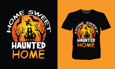 Halloween vector t-shirt Design. Trick or treat Typography t-shirt Design.