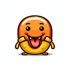 Obraz premium Colorful cartoon character with a playful design