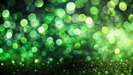 Fototapeta premium Blurry abstract green and black bokeh background, bokeh, abstract, green, black, colorful, soft focus, artistic