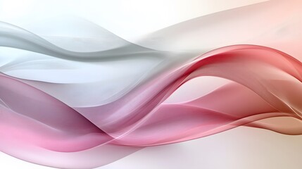 Obraz premium Abstract Pink and Gray Wave Design Artwork