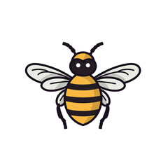 Cute vector bee design perfect for nature-themed projects