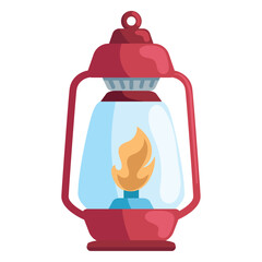 kerosene lamp nautical icon