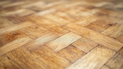 deep scratches on old wooden parquet 