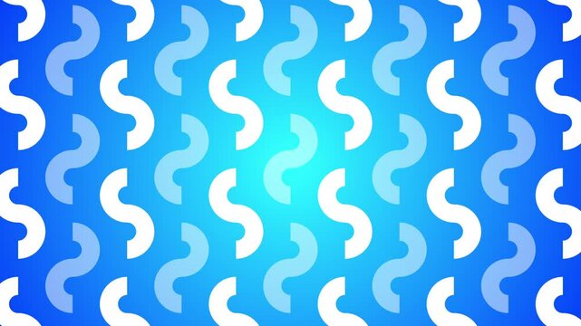 Abstract Circle Pattern Background Loops Blue Cyan