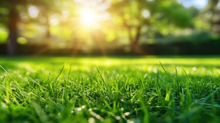 beautiful green grass in grass field