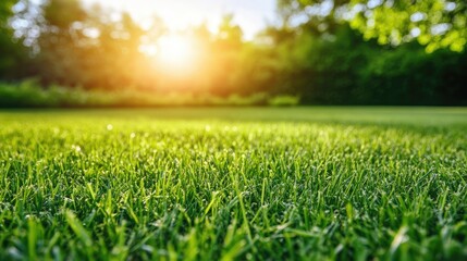 beautiful green grass in grass field