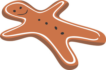 Cartoon Christmas ginger bread