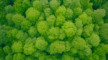 Fototapeta premium Forest and tree landscape texture abstract background, Aerial top view forest atmosphere area, Texture of forest view from above, Ecosystem and healthy ecology environment concepts