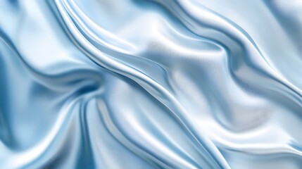 Obraz premium Neutral pale blue background with a smooth texture, leaving a large, empty center for product showcasing.