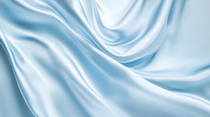 Obraz premium Neutral pale blue background with a smooth texture, leaving a large, empty center for product showcasing.