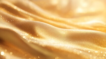 Luxurious Golden Textures and Glittering Spheres - Shimmering Metallic Background Collection