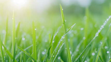 Obraz premium Green grass texture can be use as background