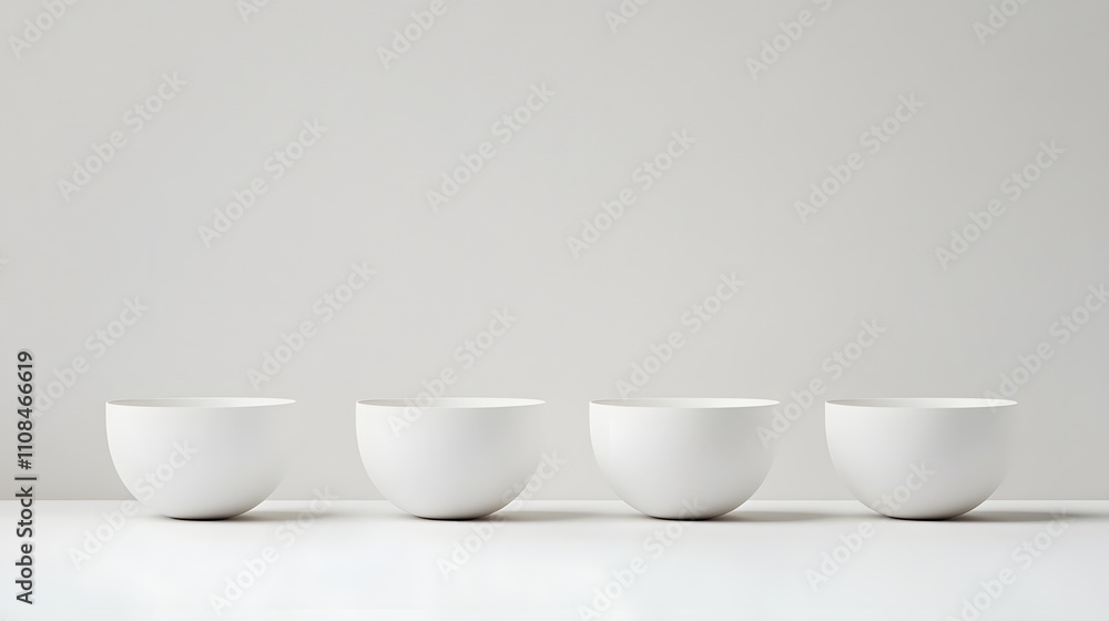 Poster plain white background with gentle lighting that creates a slight shadow on the surface, leaving ple