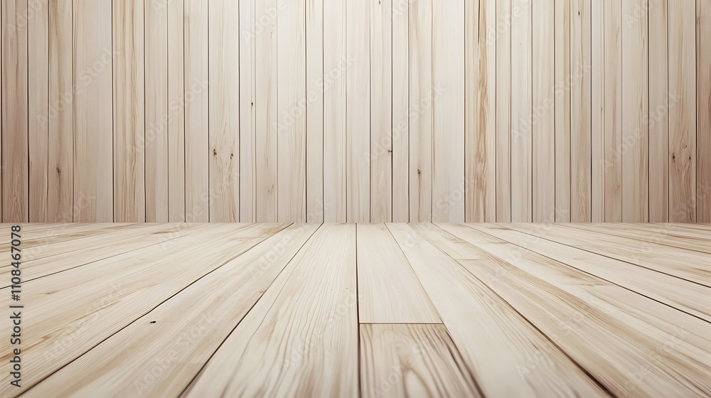 Aufkleber light wood texture background with natural grain, offering a clean, neutral space for product displa