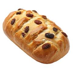 Yummy Walnut Raisin Bread Isolated On transparent Background