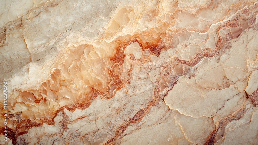Poster light beige marble texture with subtle veins, creating an elegant, clean background with a large are