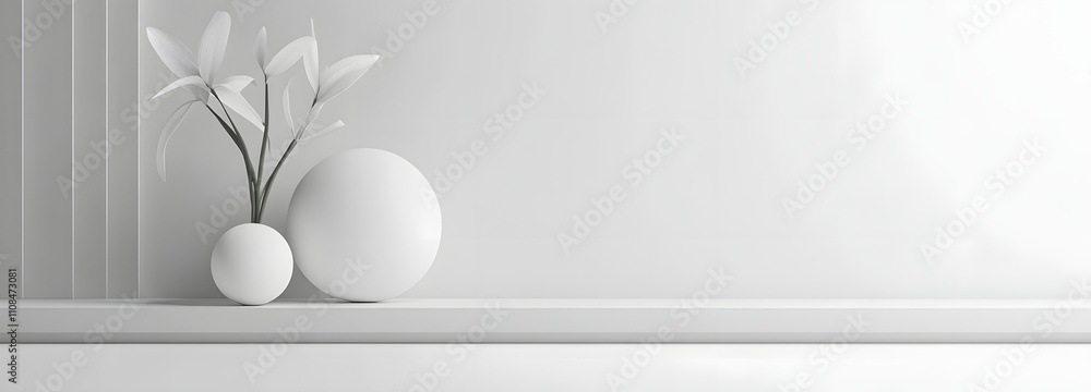 Poster neutral light grey background with slight gradient, offering a soft, minimal backdrop with plenty of
