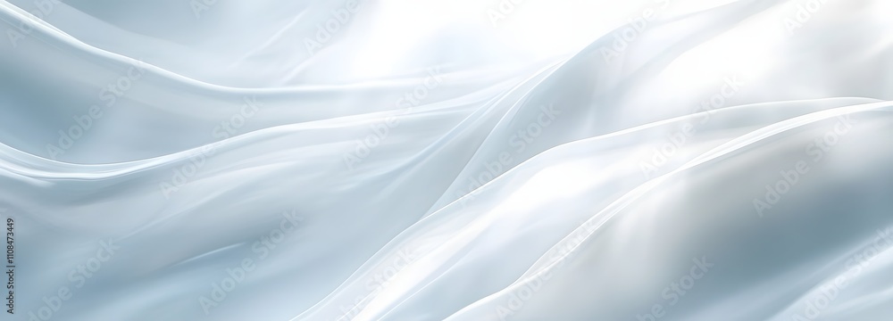 Poster smooth white marble texture with subtle light play, offering an elegant background with ample space 