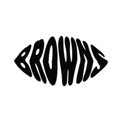 Fototapeta premium Browns Free Vector Design on White Background