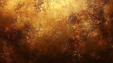 Obraz premium Luxurious Golden Textures and Glittering Spheres - Shimmering Metallic Background Collection