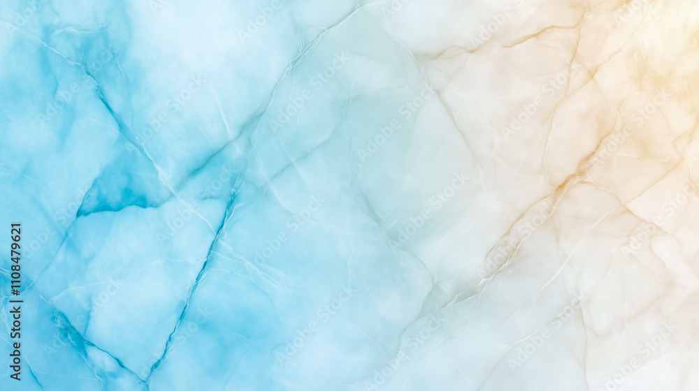Aufkleber marble ink colorful. blue marble pattern texture abstract background. can be used for background or 