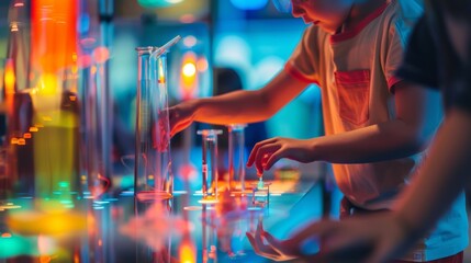 Fuzzy outlines of handson activities in the science museum.