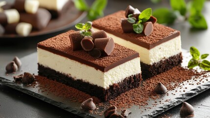 Decadent Chocolate Fudge Cake: Creamy White & Dark Chocolate Layers