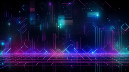 Obraz premium Futuristic abstract background