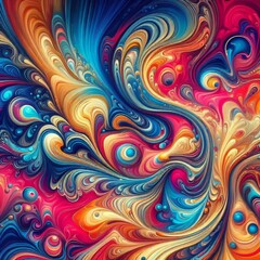 Obraz premium colorful painting abstract background