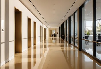 Fototapeta premium corridor in a hotel