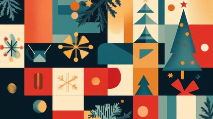 Obraz premium Festive Christmas Theme: Celebrations & Marketing Backgrounds
