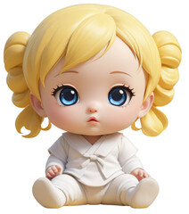 Fototapeta premium baby isolated on transparent background