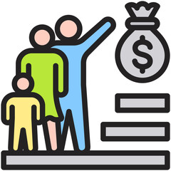 Fototapeta premium Finance Icon