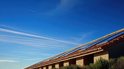 Fototapeta premium Modern architecture under a clear blue sky