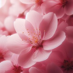 A Close Up of a Cherry Blossom Petal A detailed examination of a