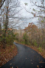 Fototapeta premium Missouri hiking trails in the fall