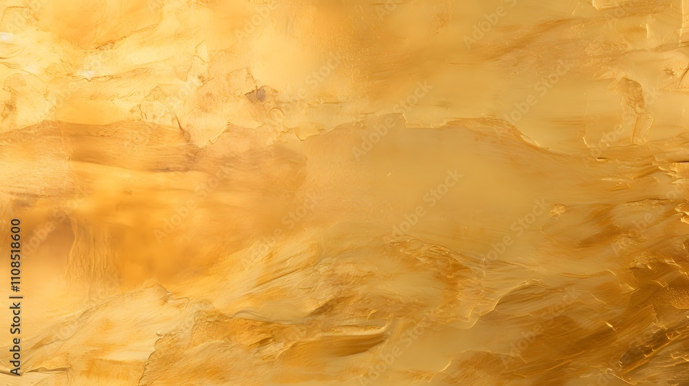 Poster abstract golden texture with fluid patterns and warm tones.
