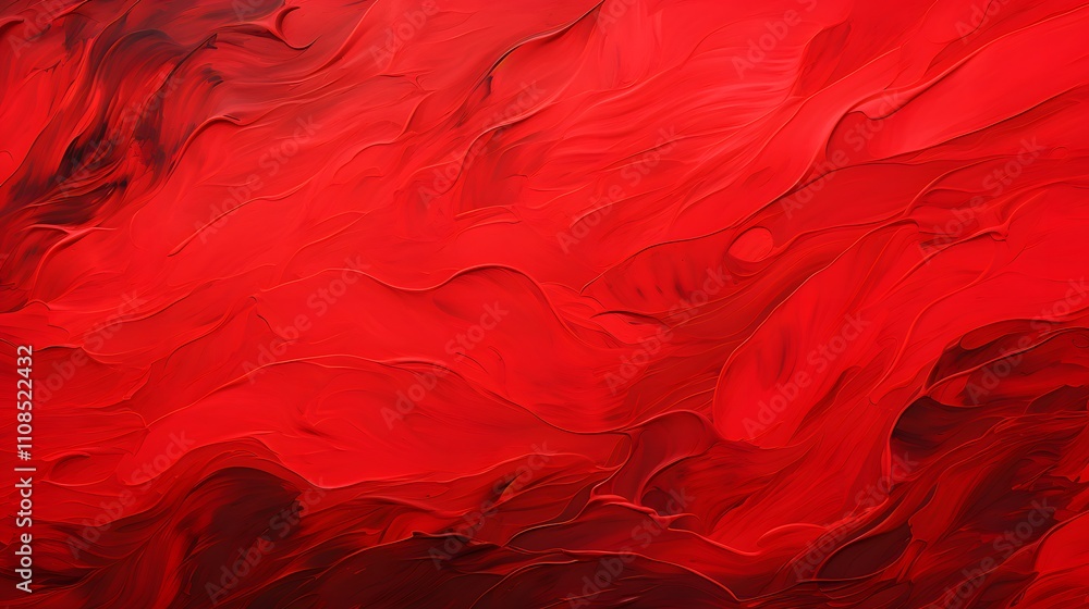 Poster abstract red texture with flowing patterns, evoking emotion and movement.
